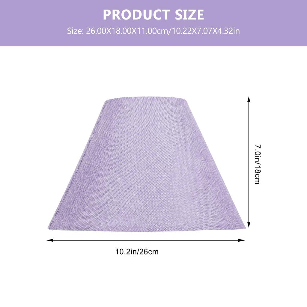 Small Linen Lampshade E14 E27 Light Socket Desk Lamp Wall Lamp Replacement Cover Retro Style Drum Lampshade Indoor Light