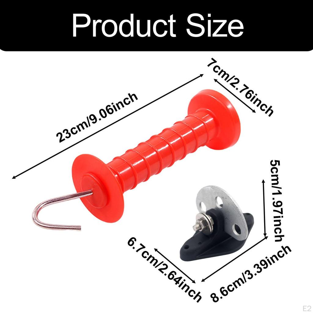 Electric Fence Gate Handle Insulated Handles with Spring, for Farm Supply