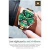 OLEVS Men's Skeleton Automatic Mechanical Watch Date Display Stainless Steel Business Men's Watch