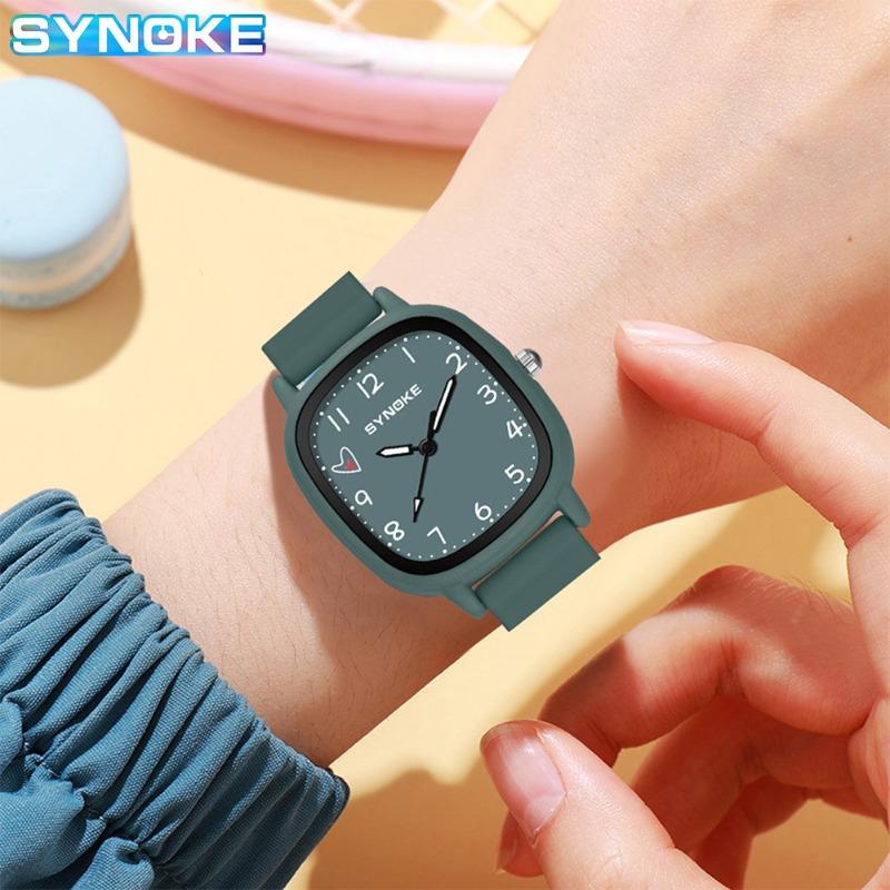 Top Brand New Student Quartz Watch Men's and Women's Fashion Trendy Silicone Wristwatch Retro Simple Style Wristwatch