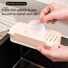 Sink Filter Rack Drain Stand Waste Garbage Net Shelf Anti-Clogging Disposable Mesh Bag Kitchen Sink Strainer with Removable Suction Cup