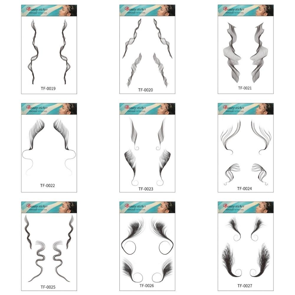 Long Lasting Hairline Stickers Disposable Bangs Stickers Hair Edges Temporary Tattoos  Makeup