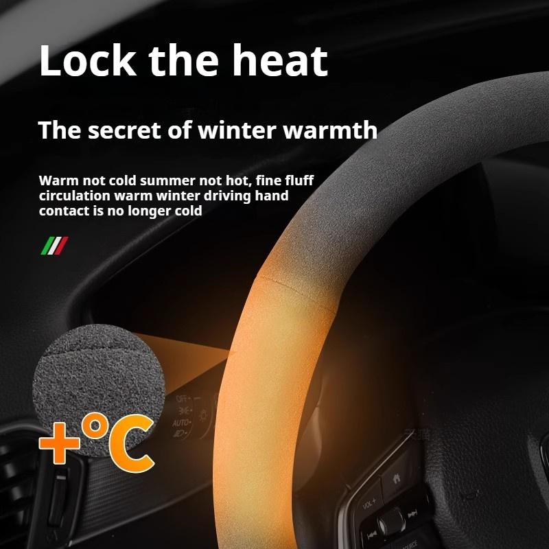 Zamszowa Pokrowiec na Kierownicę Samochodową do Citroen C4X C5X C3 C5 Aircross e-Berlingo C4 Cactus C4 Picasso DS3 Akcesoria do Wnętrza Samochodu AO0
