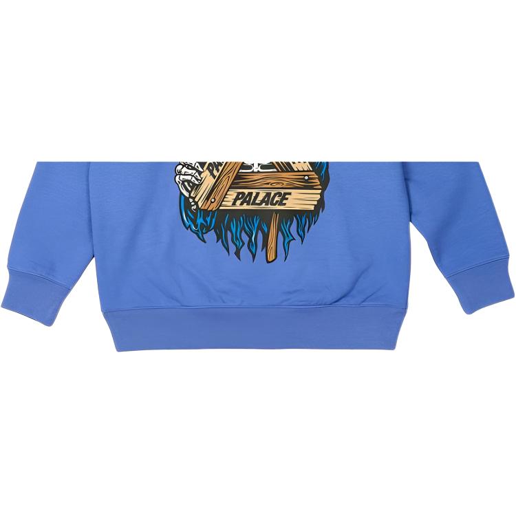 Palace Reaper Hood Ultra Unisex Tops Blue P25HD003