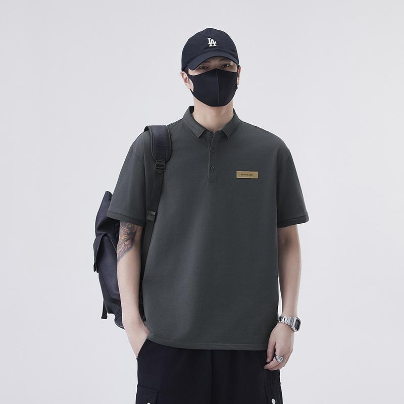 New Summer T-shirt Loose Lapel Short-sleeved POLO Shirt T-shirt