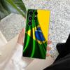 Brazil Brazilian Flag Clear Case For Samsung Galaxy S26 S25 S24 S23 Ultra S20 S21 FE S22 Plus S26 Ultra S25FE Soft Phone Cover