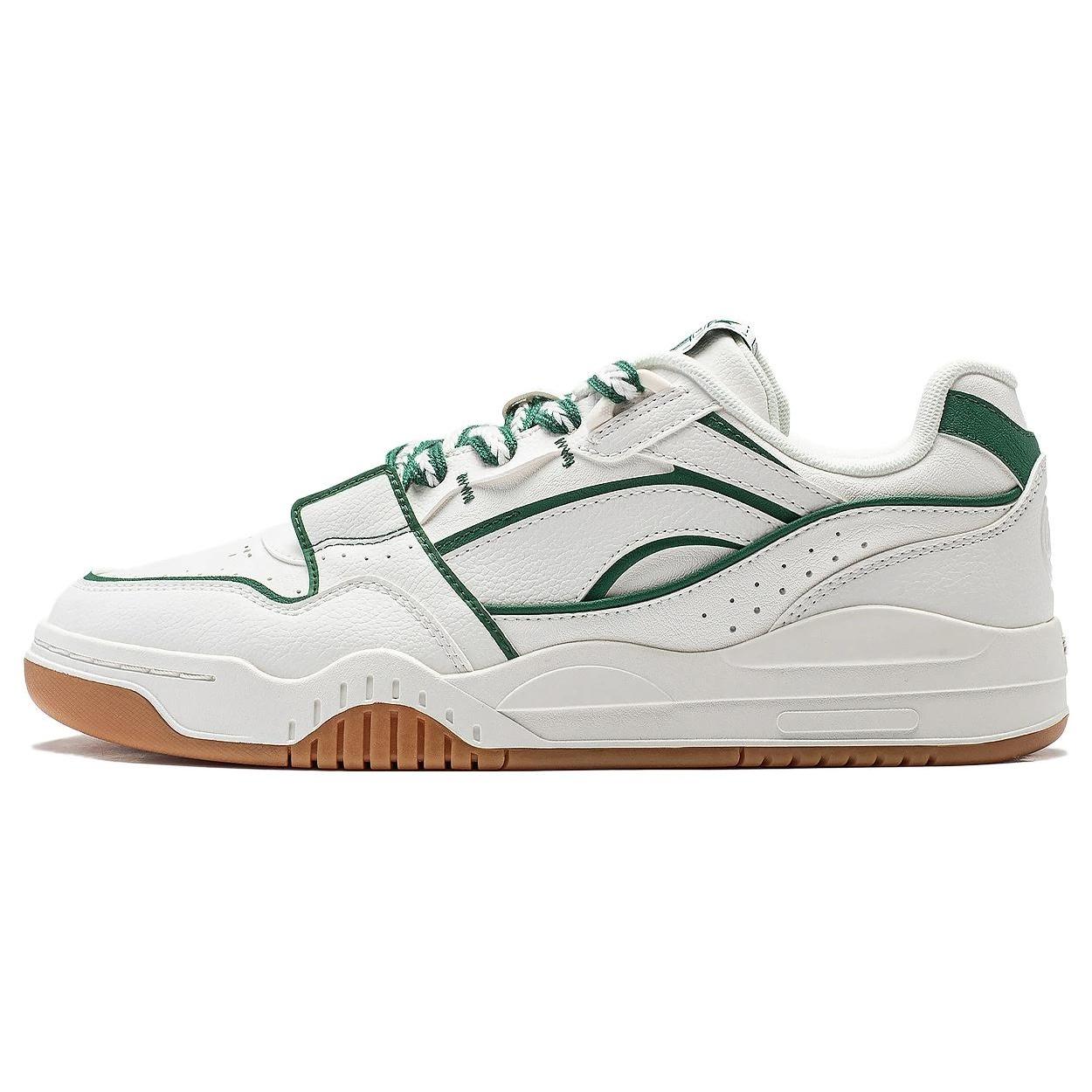 (WMNS) Li-Ning Moon White White Green Tan Women s AGCS252-18 EU 36⅓