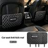 VFO1   Car Seat Back Anti Kick Mats Seatback Pad Protectors Cover Leather Interior For Mercedes Benz AMG A/B/C/E/S Class W203 W211 W212