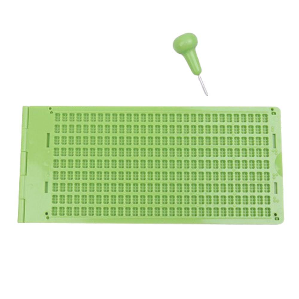 4Lines 28 Cells Braille Writing Board 9Lines 30 Cells Braille Study Supplies  Bedroom