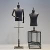 Luxury Sand-Washed Fabric Men's Tuxedo Display Mannequin Stand