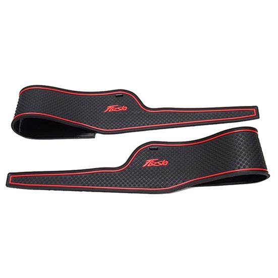 7 ks Interiér auta Slot pre dvere Zásuvka proti prachu Podložky pod poháre pre Ford Fiesta 09-14