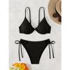Solid Underwire Sexy Bikini 2025 New Arrival Biquini Padded Push Up Bandage Swimsuit Women Swimwear Summer Beachwear