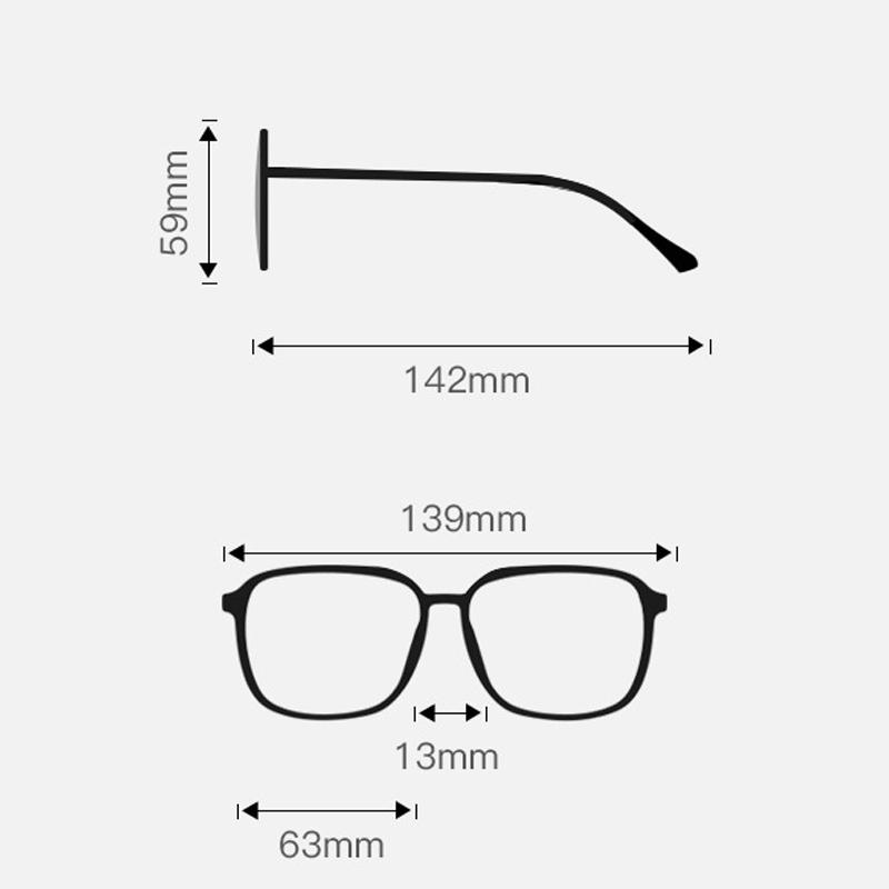 Sonnenbrillen Spot  Neue quadratische Fassung Mode Sonnenbrille Personalisierter Kantenschnitt Trendige Sonnenbrille 8810