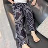 2025 New Paisley Print High-Waisted Wide-Leg Pants - Versatile and Casual