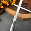 2024 Damascus Foldable Stainless Steel Integrated Tea Utensil Mini Tea Knife Tea Ceremony Handle Ornament Forging Fruit Knife