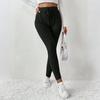 Women's Plus Size High Waisted Yoga Pants - Butt Lifting Workout Leggings Solid Color