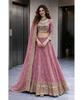 Femmes Bollywood Lourd Deux Tons Soie Fandy Lehenga Choli Tenue de Fête Designer Tenue de Mariage
