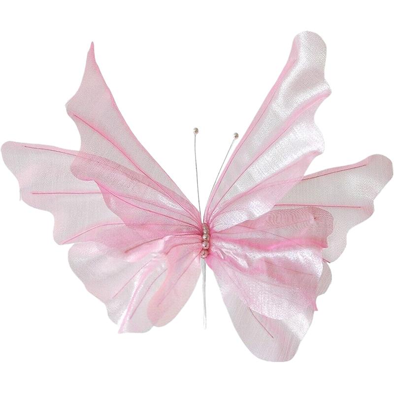 

48Cm Simulated 3D Butterfly Gauze Outdoor Atmosphere Romantic Wedding Decoration Crafts Fake Butterfly Photo Background Props