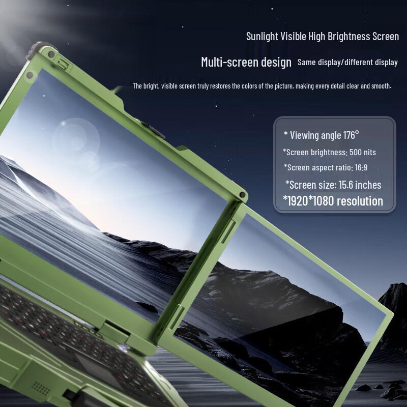 Hua Nan 15.6-inch Fully Rugged Emergency Command Laptop (CN version)