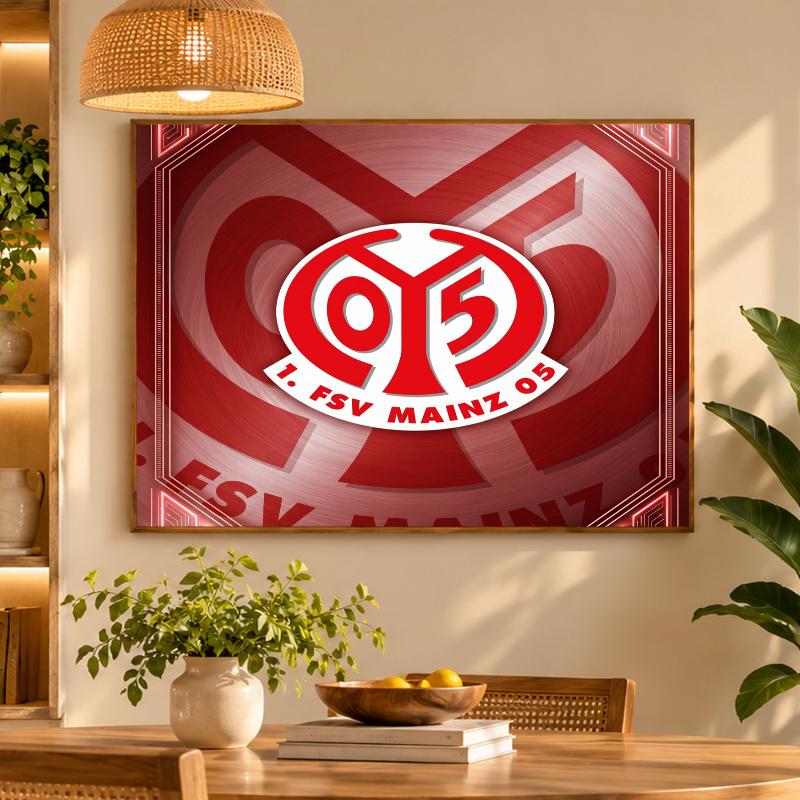 5D Diamond Painting Mainz FC DIY Full Drill Diamond Art Kit Home Decoration