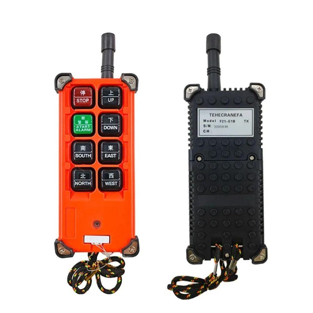 8 Buttons Wireless Crane Remote Control Electric Lift Hoist Wireless Switch Receiver