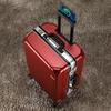Ultralight Leather Trolley Suitcase with Silent Universal Wheels, Large Capacity & Combination Lock - New Style with Free Shipping