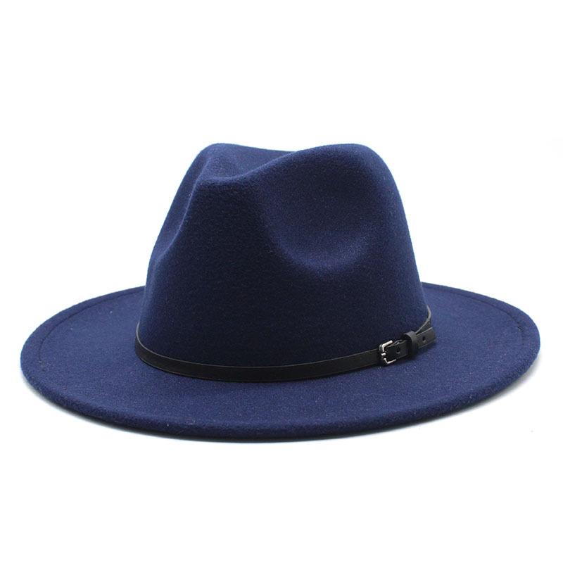 Hat Ladies Jazz Hat Seasonal British Retro Top Hat Ladies Trendy Ladies Woolen Gentleman Hat