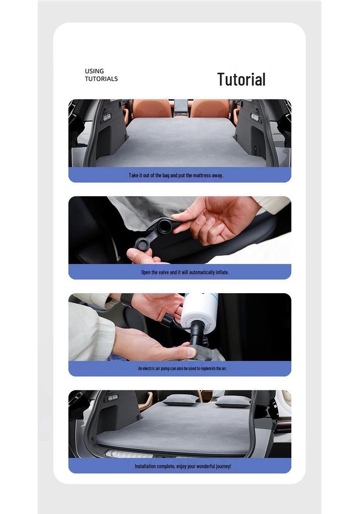 Honda CRV Trunk Mattress: Inflatable Car Bed & Rear Seat Sleeping Pad