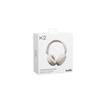 SUDIO K2 White Wireless Headphones Up to 60 Hours Playback Active Noise Cancellation Noise Cut Lightweight Touch Panel Operation Bluetooth iOS Android