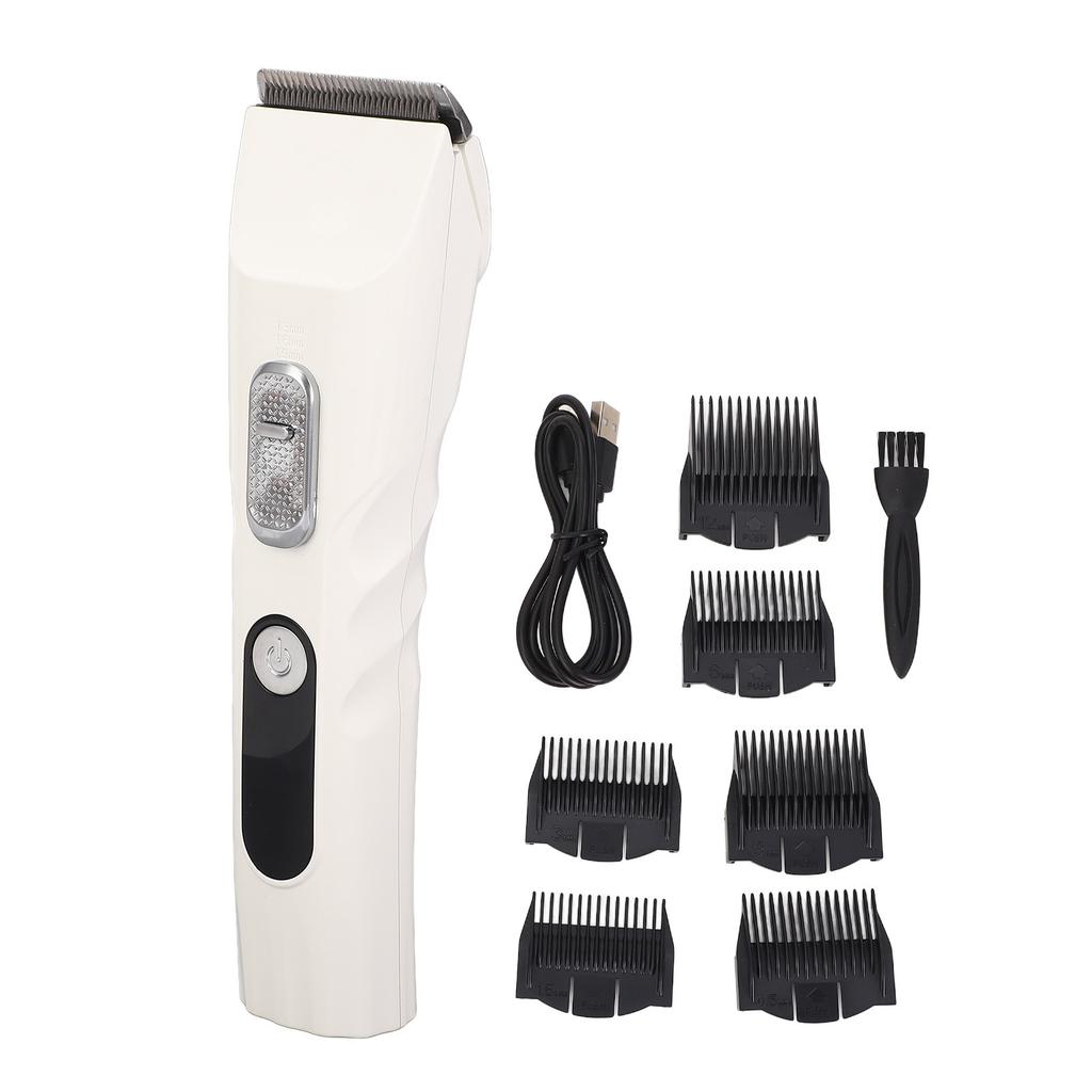 Electric Hair Clipper Barber Clipper Professional Hair Clipper for Hair Salon and Home White