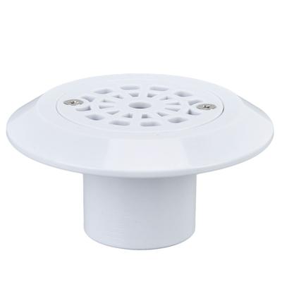 Plastic Pool Water Outlet White Floor Drain Water Inlet Draining Accessory for Swimming Pools Hot Springs Spas