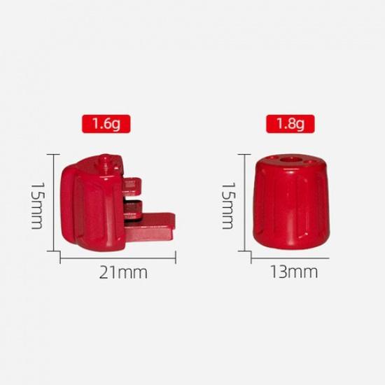 1 Set Car Steering Wheel Switch Button Replace Trim For BMW 5 F10 2011-2017 Red