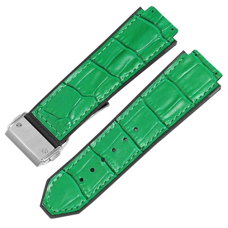 Классический ремешок для часов Hublot Big Bang Series из натуральной кожи — фото 24