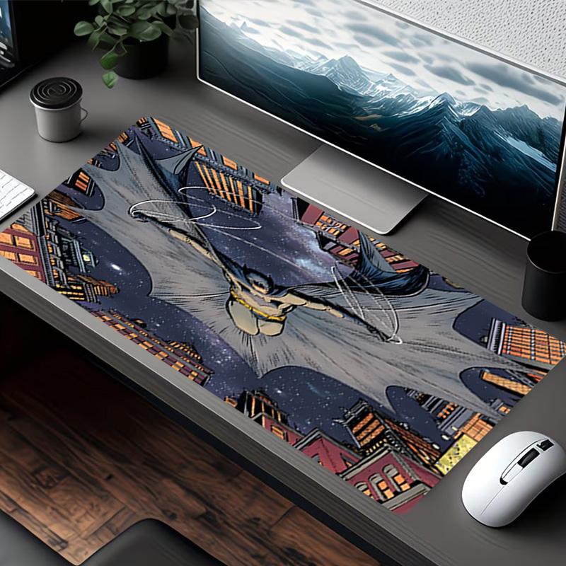 Batman Print Mouse Pad, for Keyboard Pad Laptop PC Mat for Office Home Use, Desk Decor, Perfect Birthday Gift for Gamers