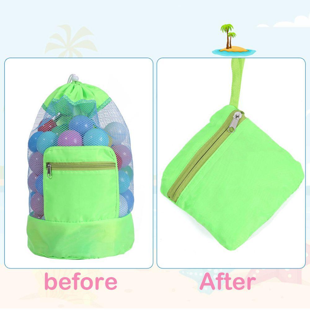 Outdoor Children Sundries Organizer Storage Bag Mesh Swimming Bag Kids Shell Bags Beach Bag