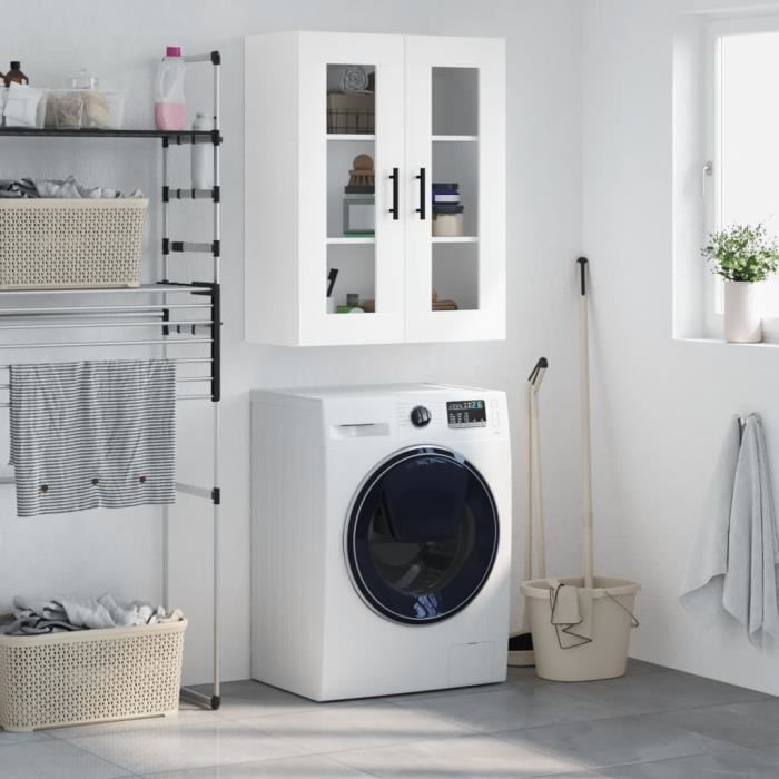 VidaXL Wall Cabinet White 69.5x34x90 Cm 828500