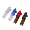 4PCS Portable Spices Dispenser with Knob Switch PP Refillable Mini Spices Storage Bottle Salt and Pepper Shaker with Funnel for Camping Travel