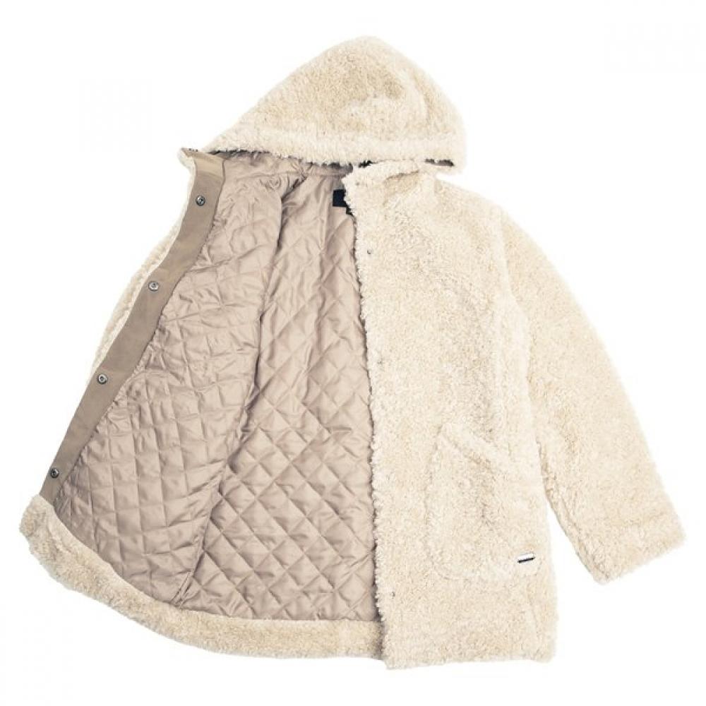 Bluetail Beige Shearling Coat Azh4ct01bg