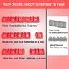 Lightweight ABS Plastic Battery Holder Base for 18V Battery Series Easy Installation and Portability 10Pcs/5pcs