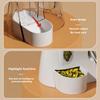 Automatic Small Animal Feeder And Water Dispenser Dual Purpose No Spill Design For Hamsters Rabbits Gerbils