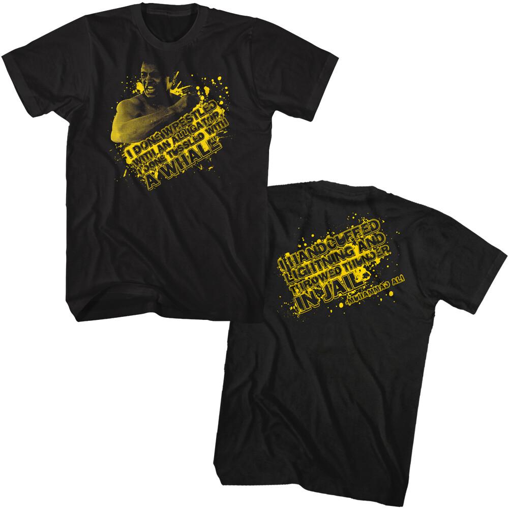 Muhammad Ali Heavyweight Champ I Done Wrestled With An Alligator Men T Shirt L