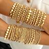 Accessories, Metal Wind Beaded Bracelets, Geometric Trend Hip Hop Bracelets Wholesale
