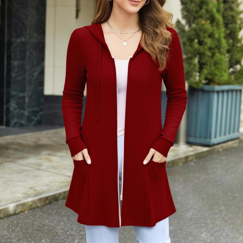 Women's Winter Coat Jacket Long Sleeve Horn Button Plush Warm Coat