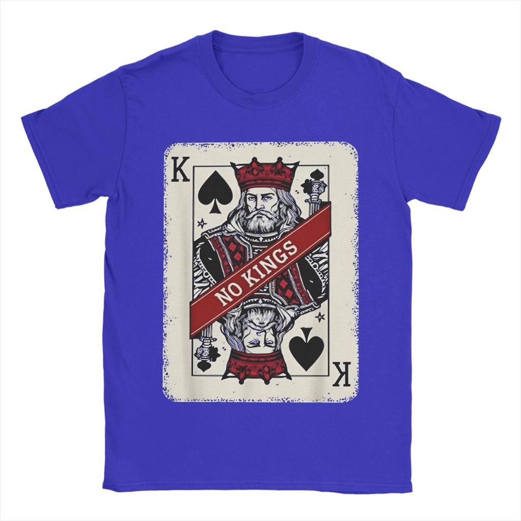 Pánské tričko No Kings Vtipné 100% bavlněné tričko s krátkým rukávem Tričko s kulatým výstřihem Oblečení Nápad na dárek