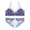 European and American Style Women Lingerie Set Sexy Lace Underwear Set Adjustable Gathered Push Up Bra and Panty Set