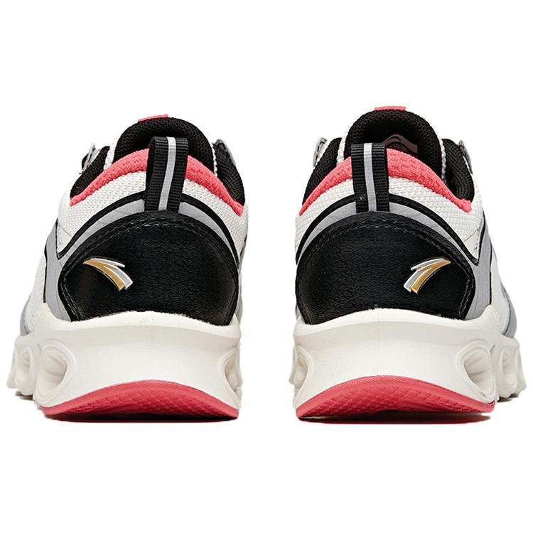 Anta Abrasion Resistant Slip Resistant Lightweight Low top Running Shoes Women's Ivory White 12945582-2
