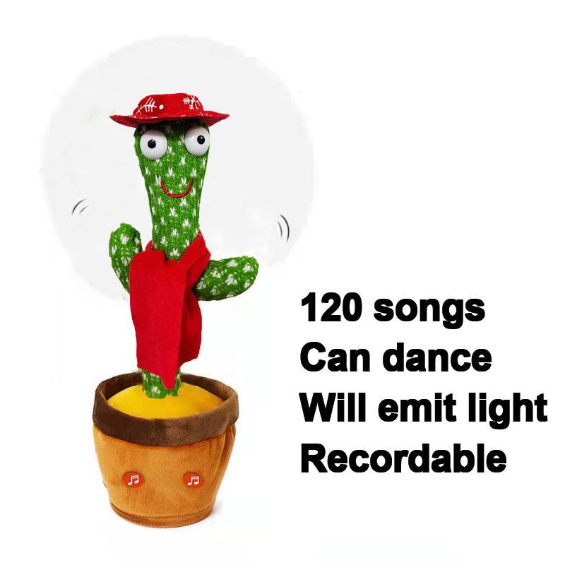 Mluvící tančící kaktusová hračka
