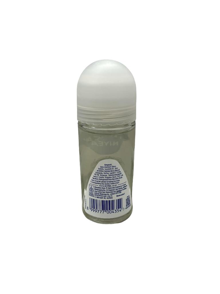 Nivea Deodorant 50ml Invisible Black and White Clear Deodorant Roll-On (Clear) - Roll-On Anti-Perspirant