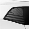 2Pcs For 2008-22 Dodge Challenger Distressed American Flag Window Decal Sticker
