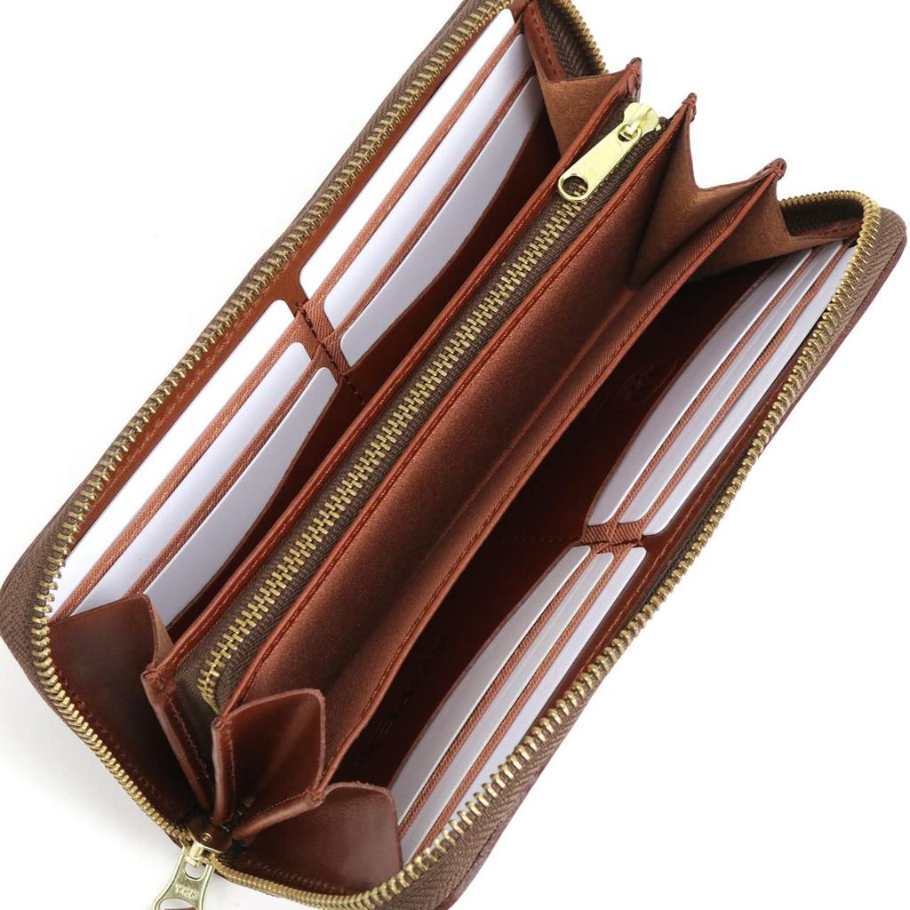 Avirex Ferne 2 Round Zip Long Wallet AX9302 Black (10)